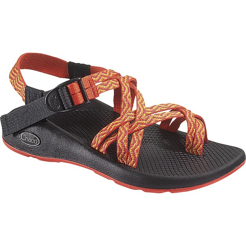 Orange Rainbow Chaco Sandals